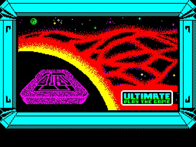 Alien 8 title screen for ZX Spectrum